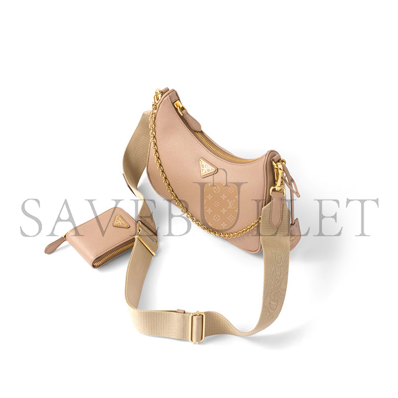 Pra*a re-edition 2005 saffiano leather bag 1bh204 (22*18*6cm)